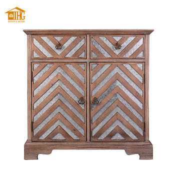wooden TV cabinet design with drawers Modern new model UR18A043 INNOVA HOME
