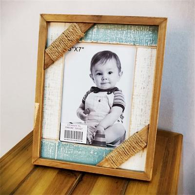 New models ornaments 4x6 pet small picture mini baby kids solid wood photo frame with stand LR180029 INNOVA HOME
